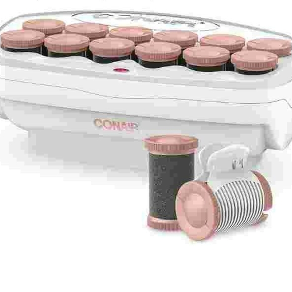 Conair Hair Rollers 1.5 " with Pink Accents NWOT - Picture 1 of 6